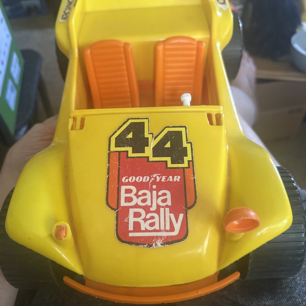 Vintage Gay Toys Inc. Dune Buggy Goodyear 44 Yellow #794 Big Buggy  MADE USA